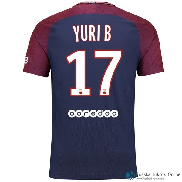 Paris Saint Germain Trikot Heim Yurib 2017-18 Fussballtrikots Günstig